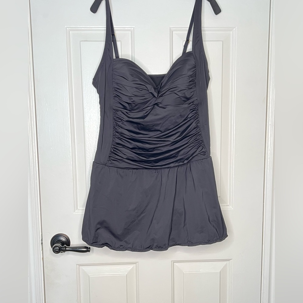 ROSE MARIE REID Ruched Bathing Suit
